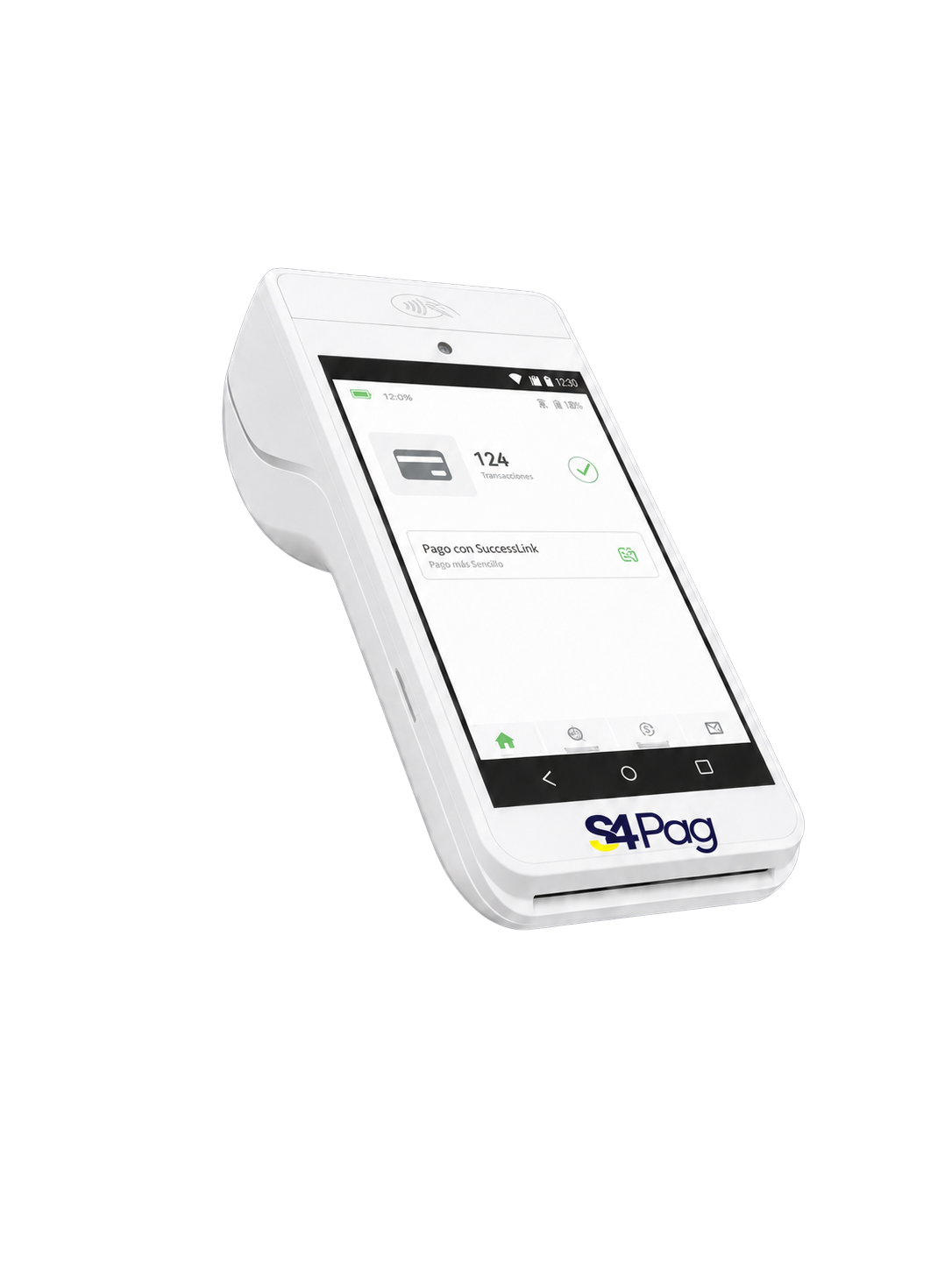 Maquininha PAX A920 com a marca S4Pag